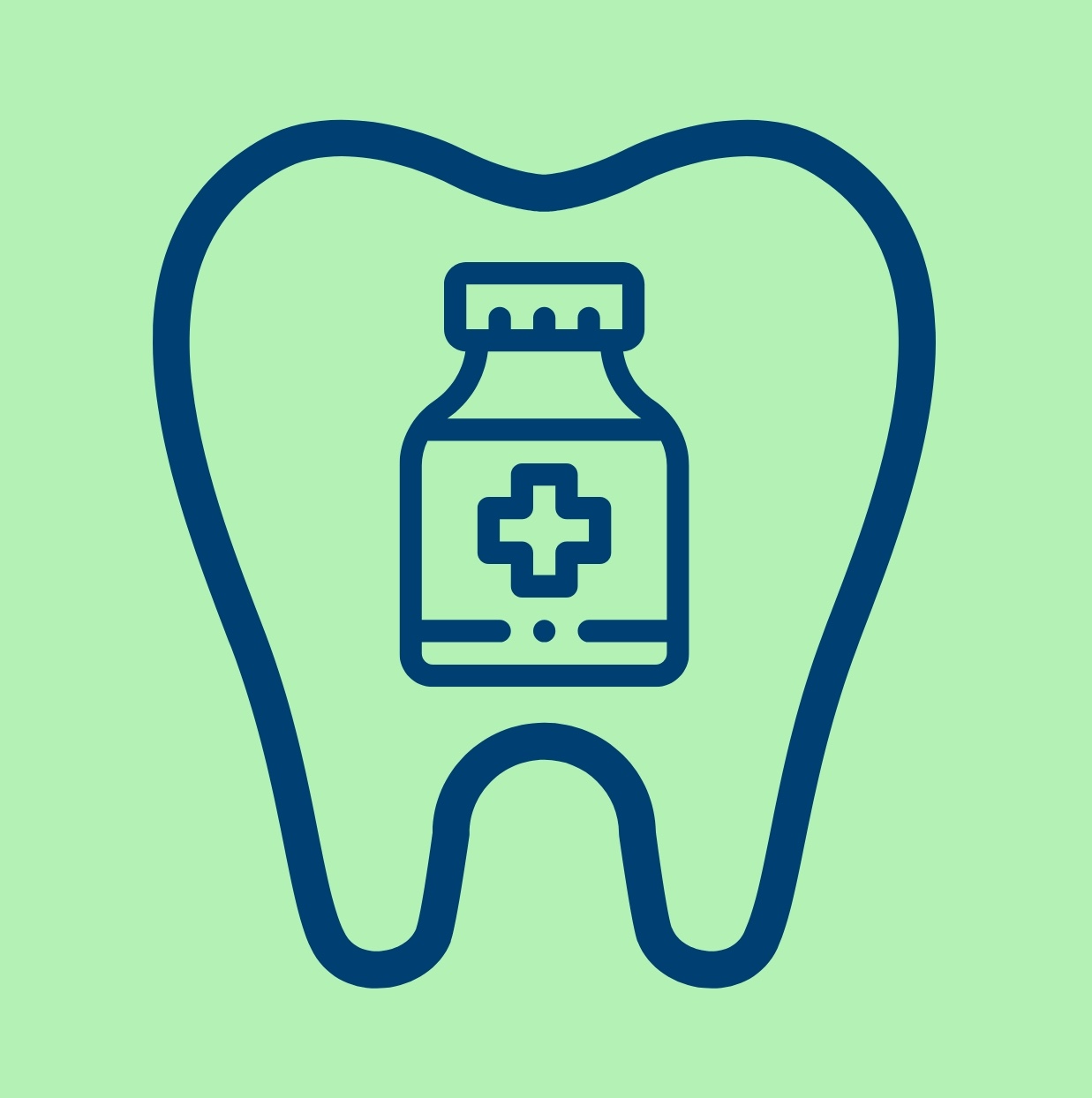 Tooth icon w/ inner Rx bottle